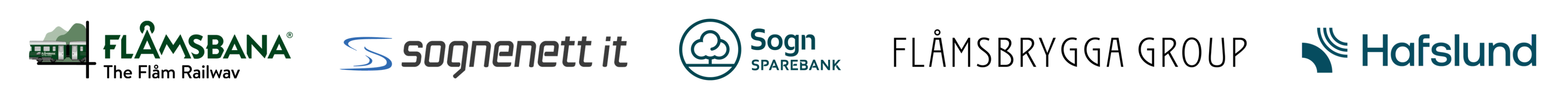 Flåmsbana og Sogn Sparebank logo