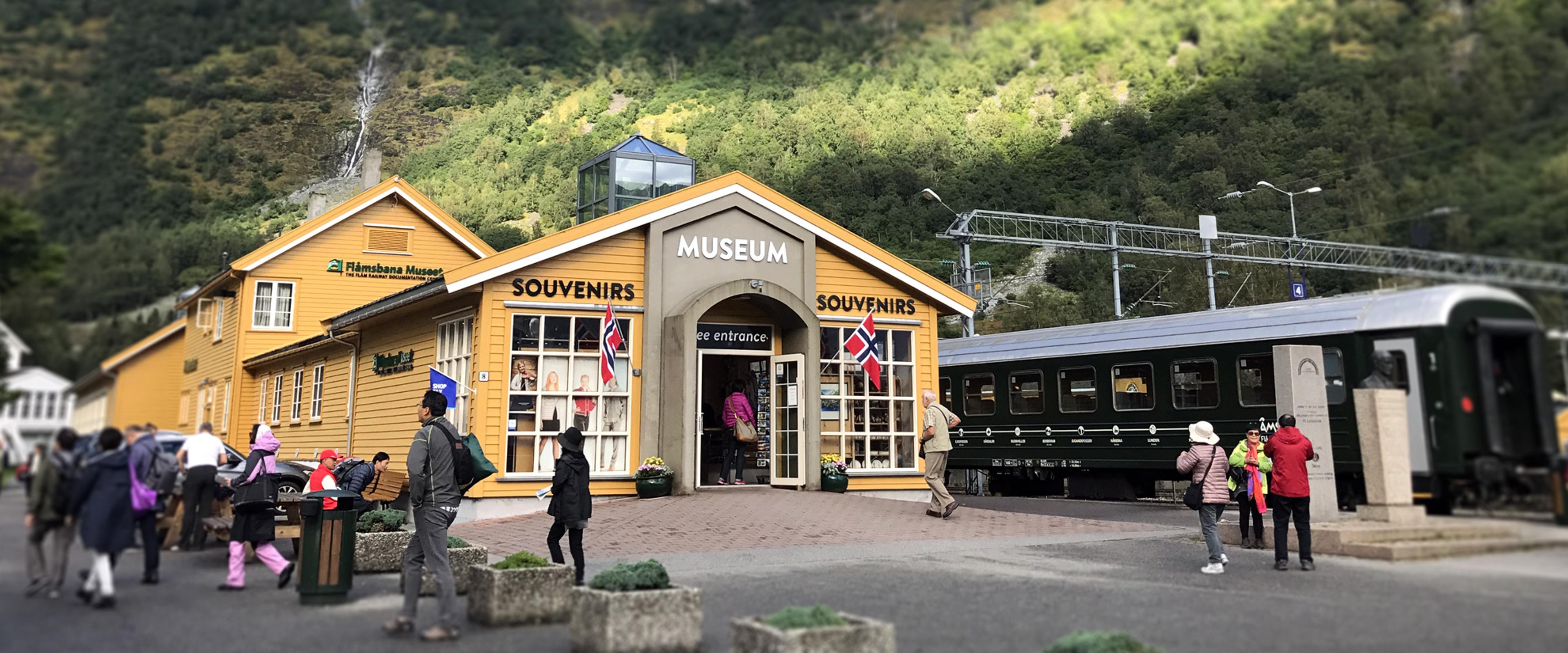 The museum of the Flåm railway