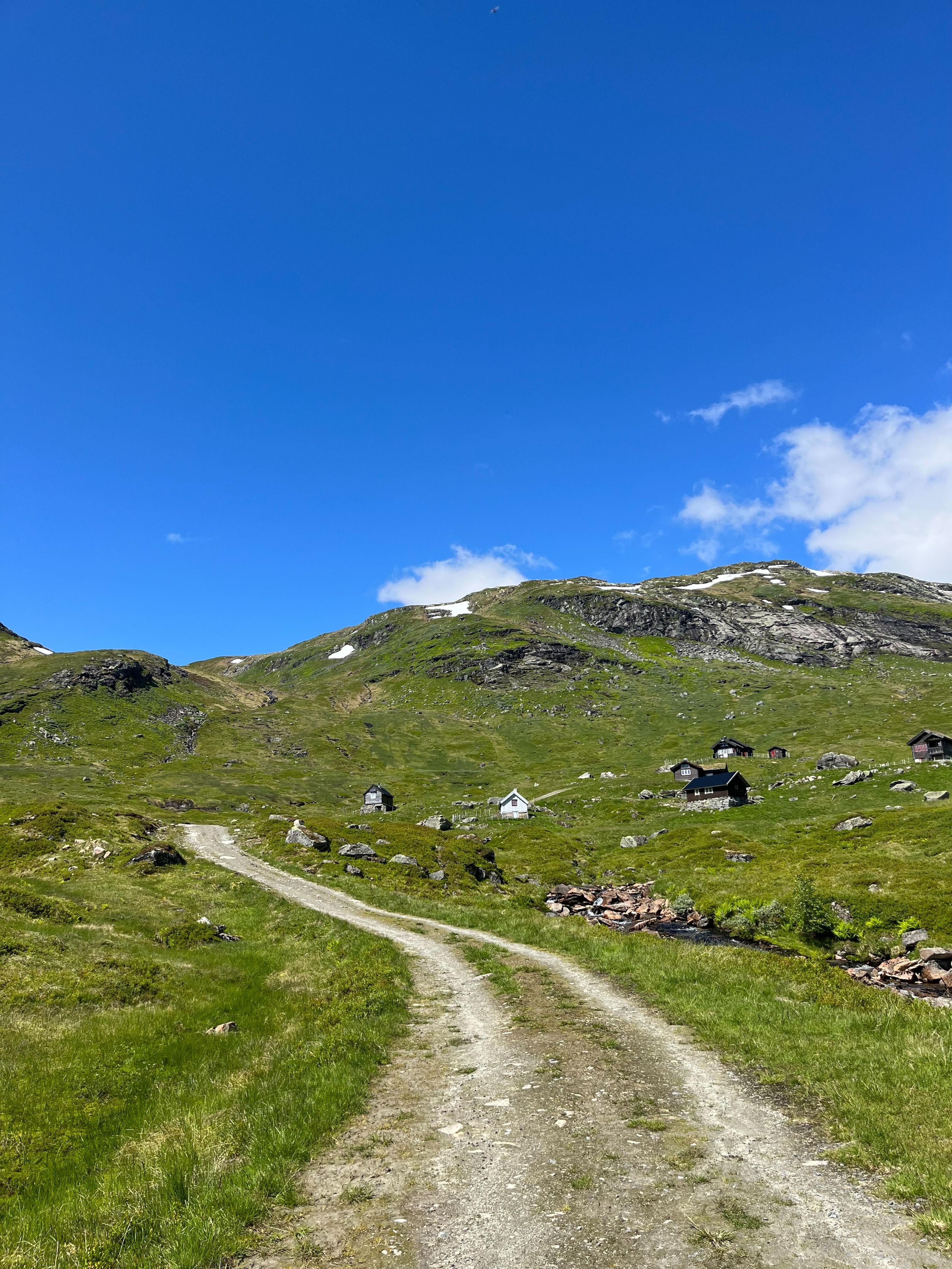 Hiking trail over the mountain.