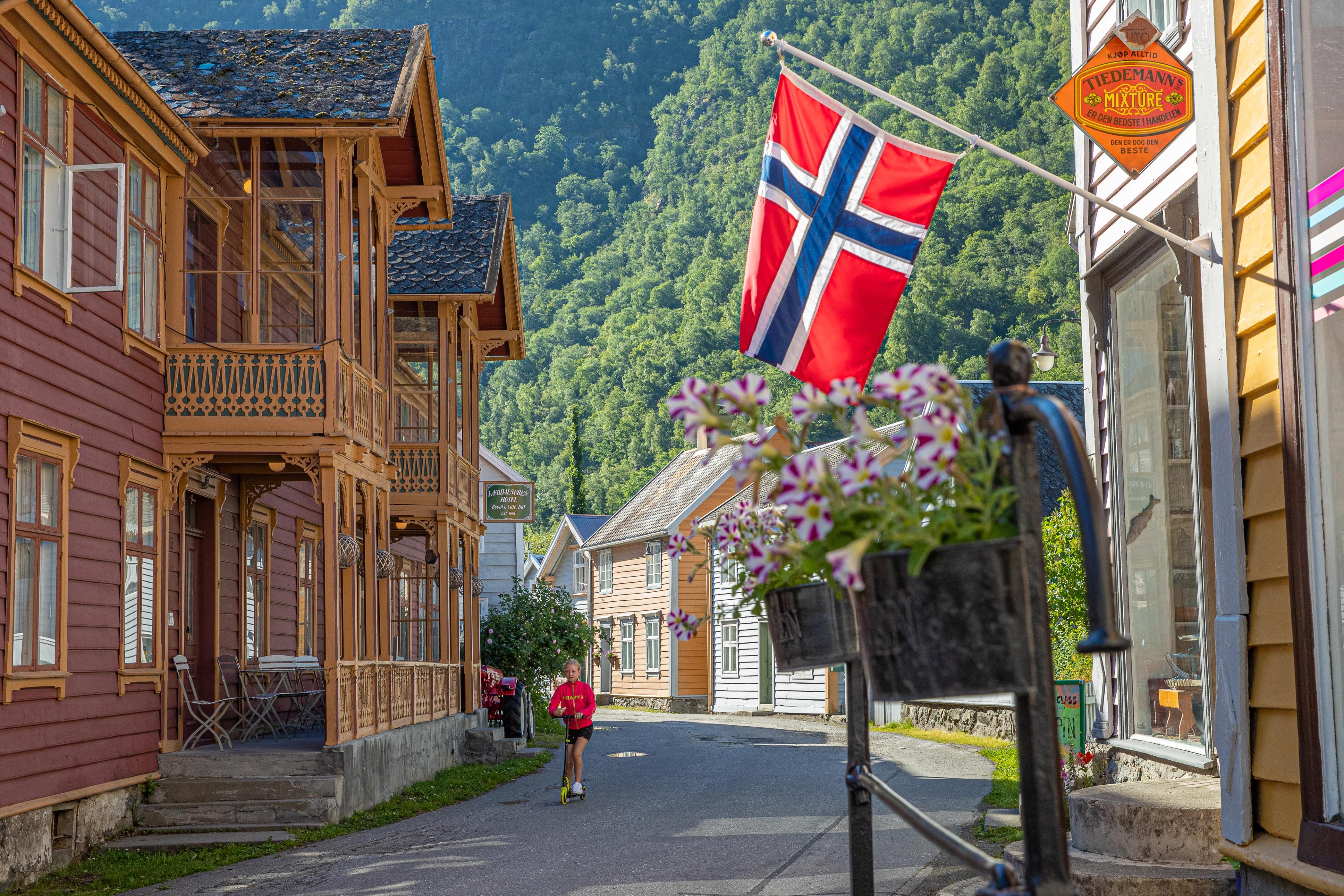 Gamlegata på Lærdalsøyri