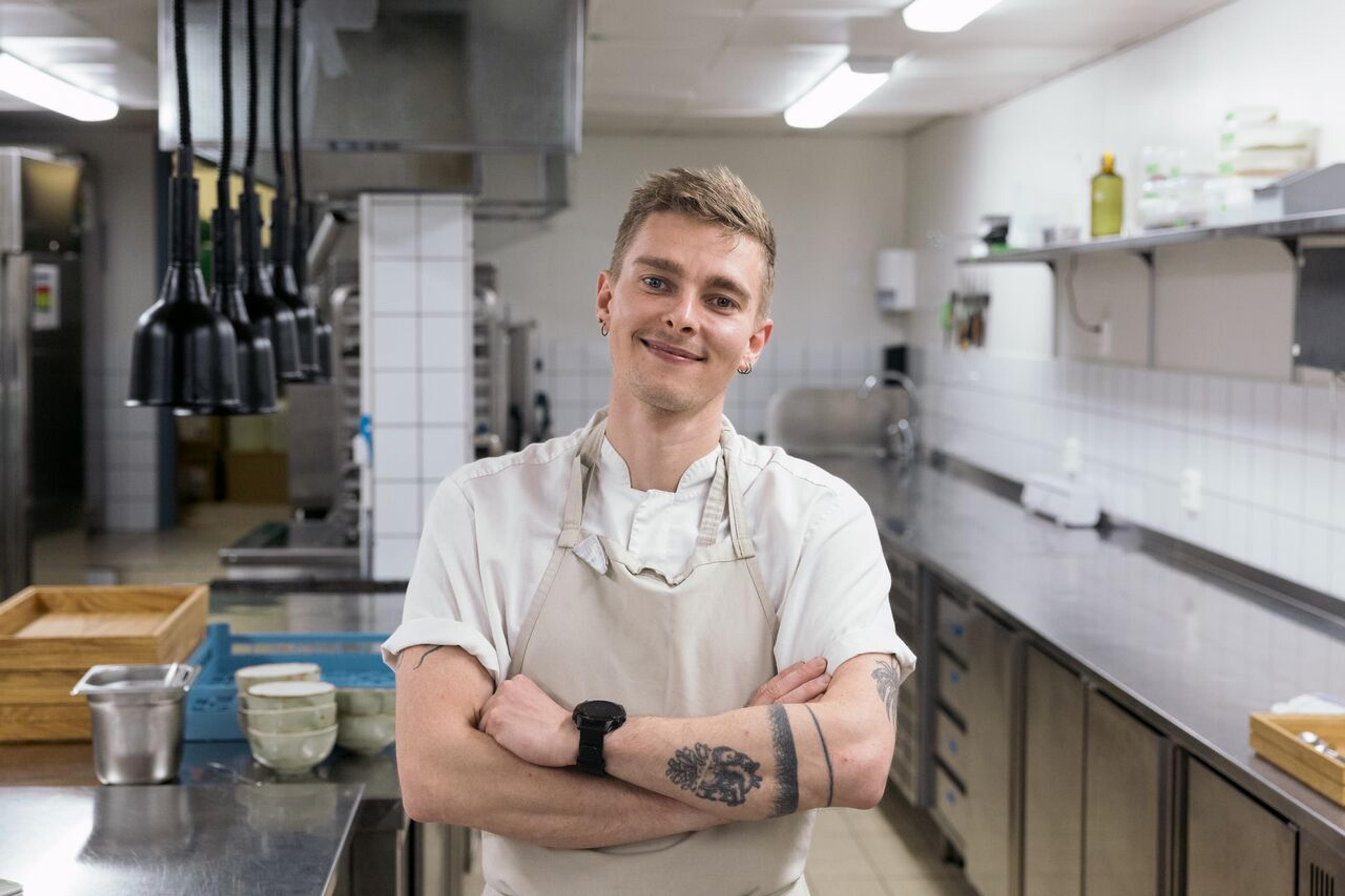 Mantas Vaidelis, Head Chef for Accommodation and Dining in Aurland