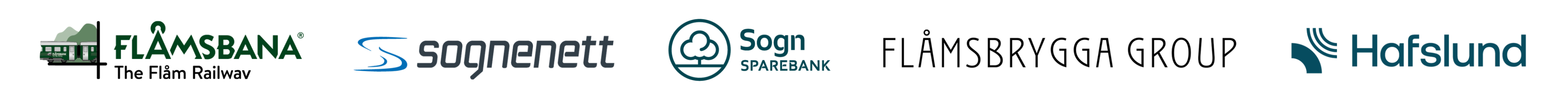 Flåmsbana og Sogn Sparebank logo