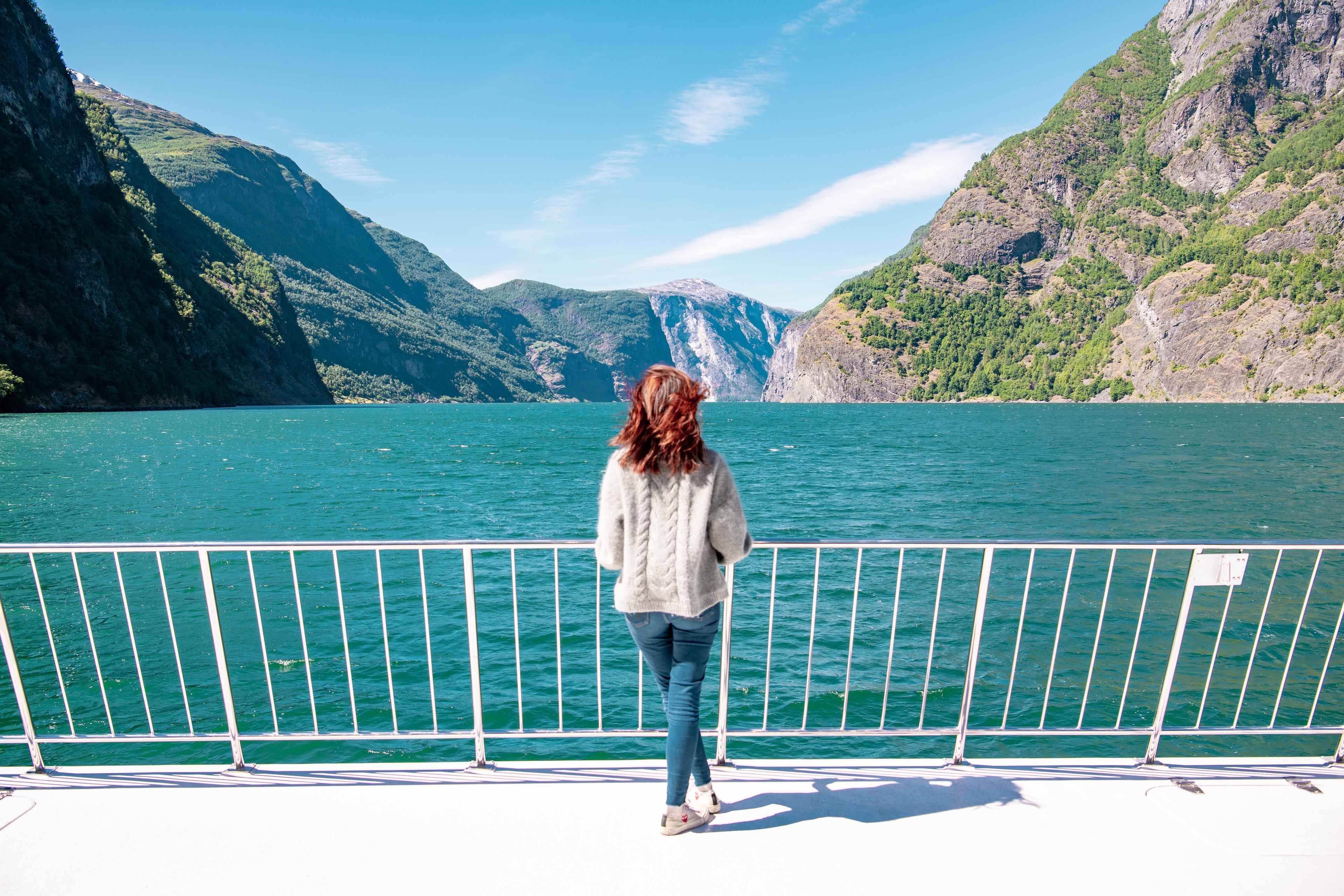 Cruise through the Nærøyfjord