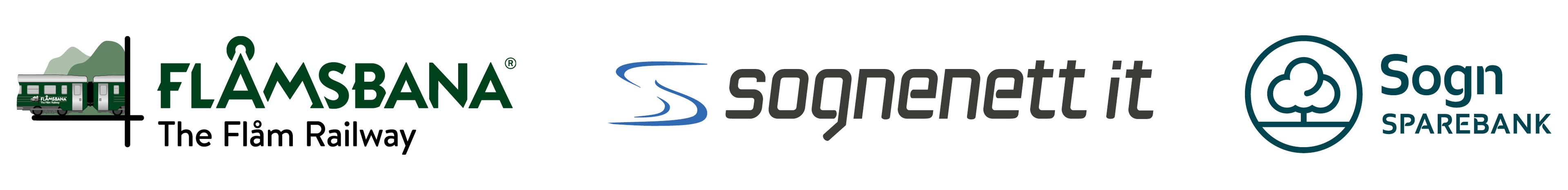 Flåmsbana og Sogn Sparebank logo