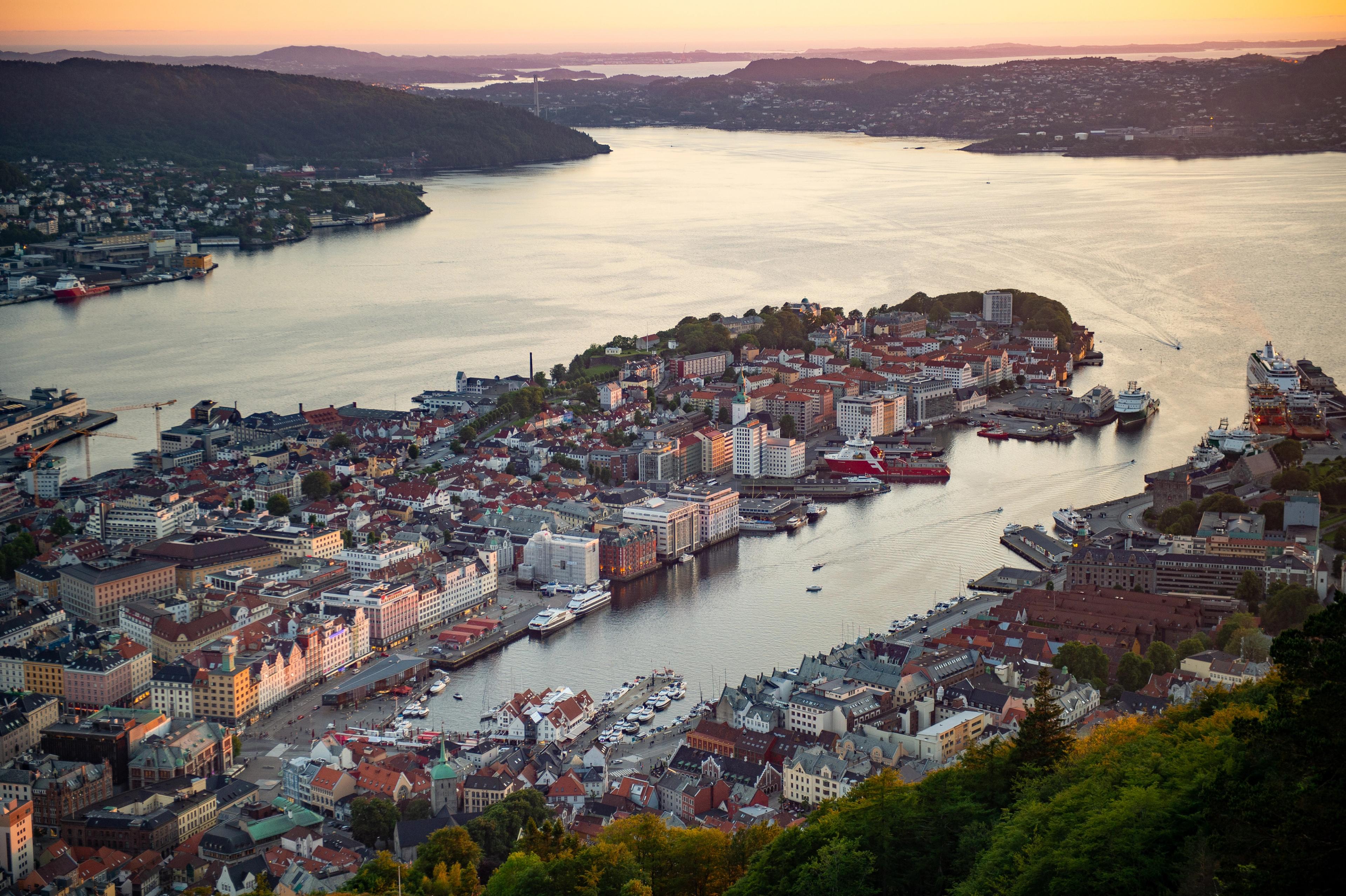 View from Fløyen