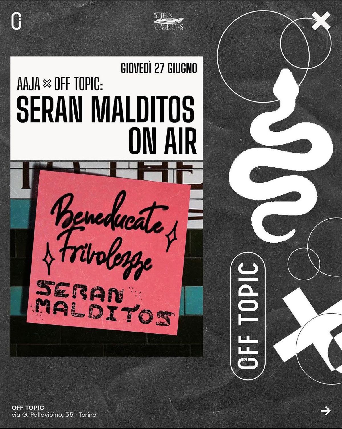 AAJA x OFF TOPIC: Seran Malditos ON AIR