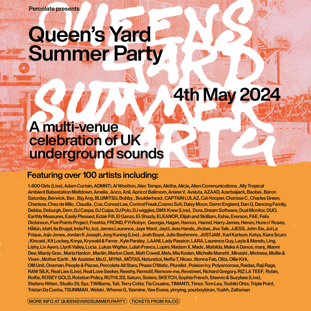 Aaja event - Queens Yard Summer Party 2024 - Live stream on aajamusic.com