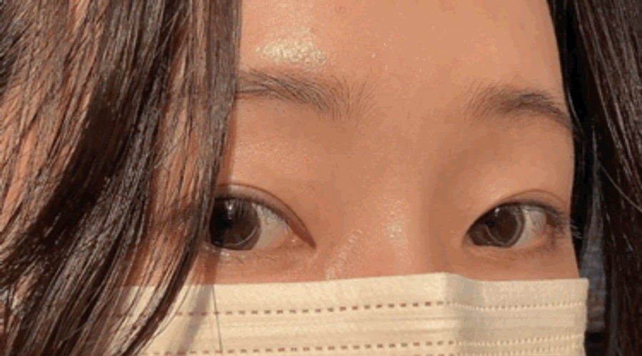Kwon Jung-ah (권정아) eye close-up wearing NEOiSM