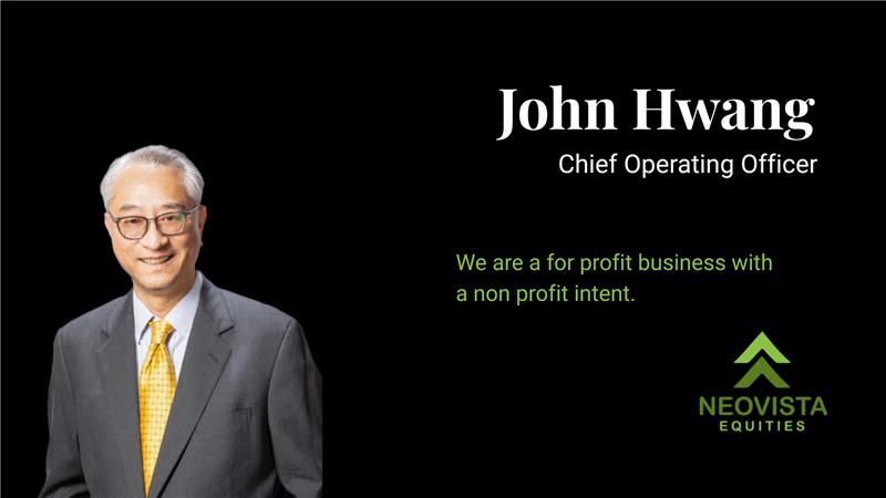 John Hwang Talks NeoVista's Vision 