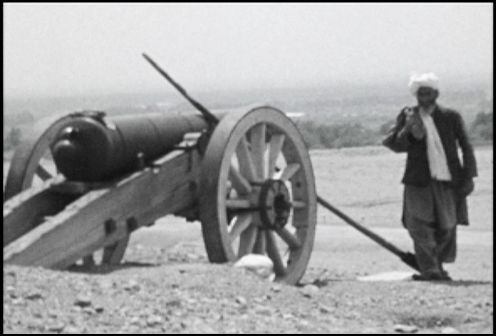 Still from the short film 'The Noon Gun' [2004]. Based on footage filmed in Afghanistan in 1974. Produced by Sadia Sadia.