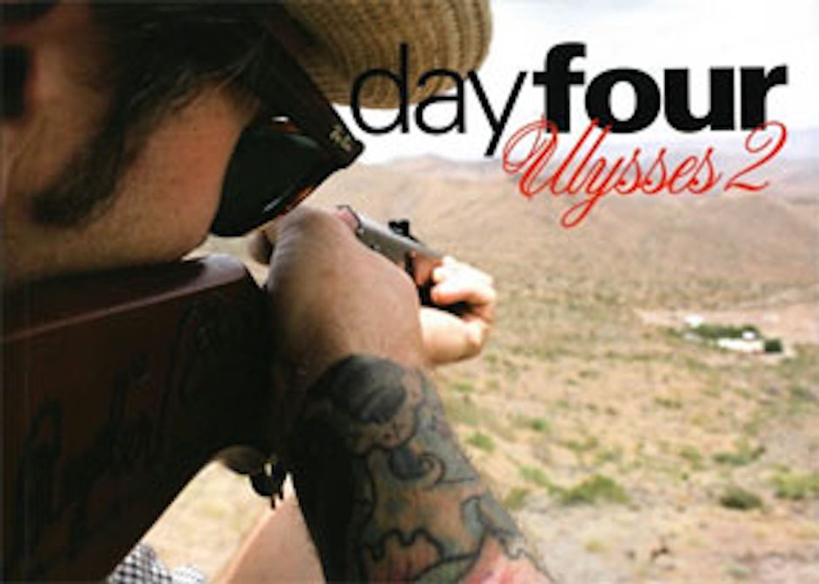 Cover image for DayFour: Ulysses 2, the 2010 photographic project in which Sadia Sadia and Stephen W Tayler participated.