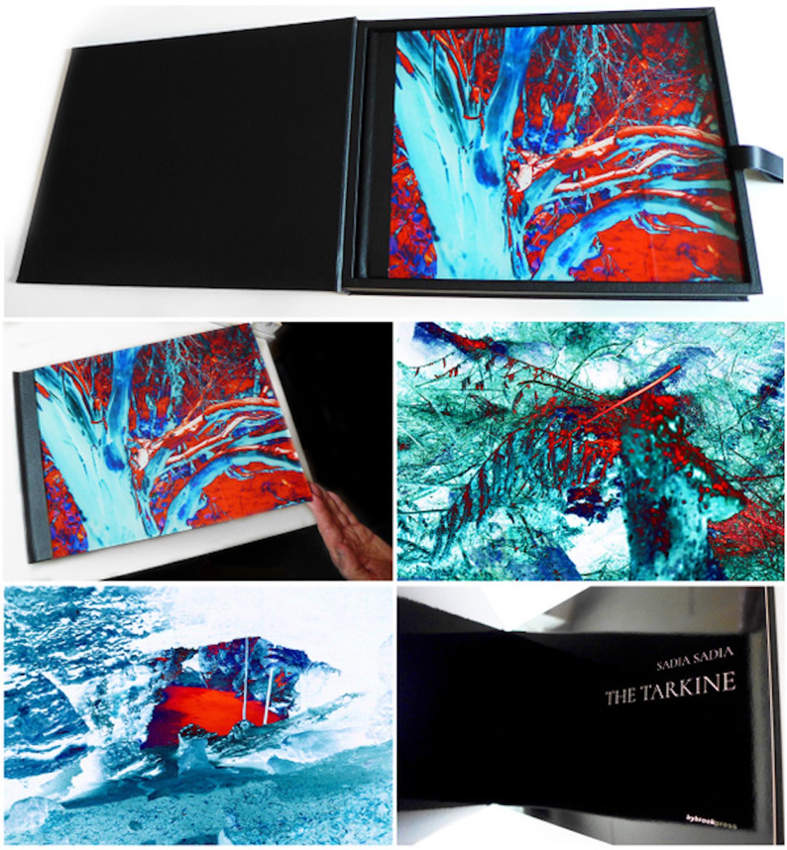 Artist’s book The Tarkine by the artist Sadia Sadia, a unique edition featuring images made in the Tarkine, Tasmania, during her 2020 artist residency.