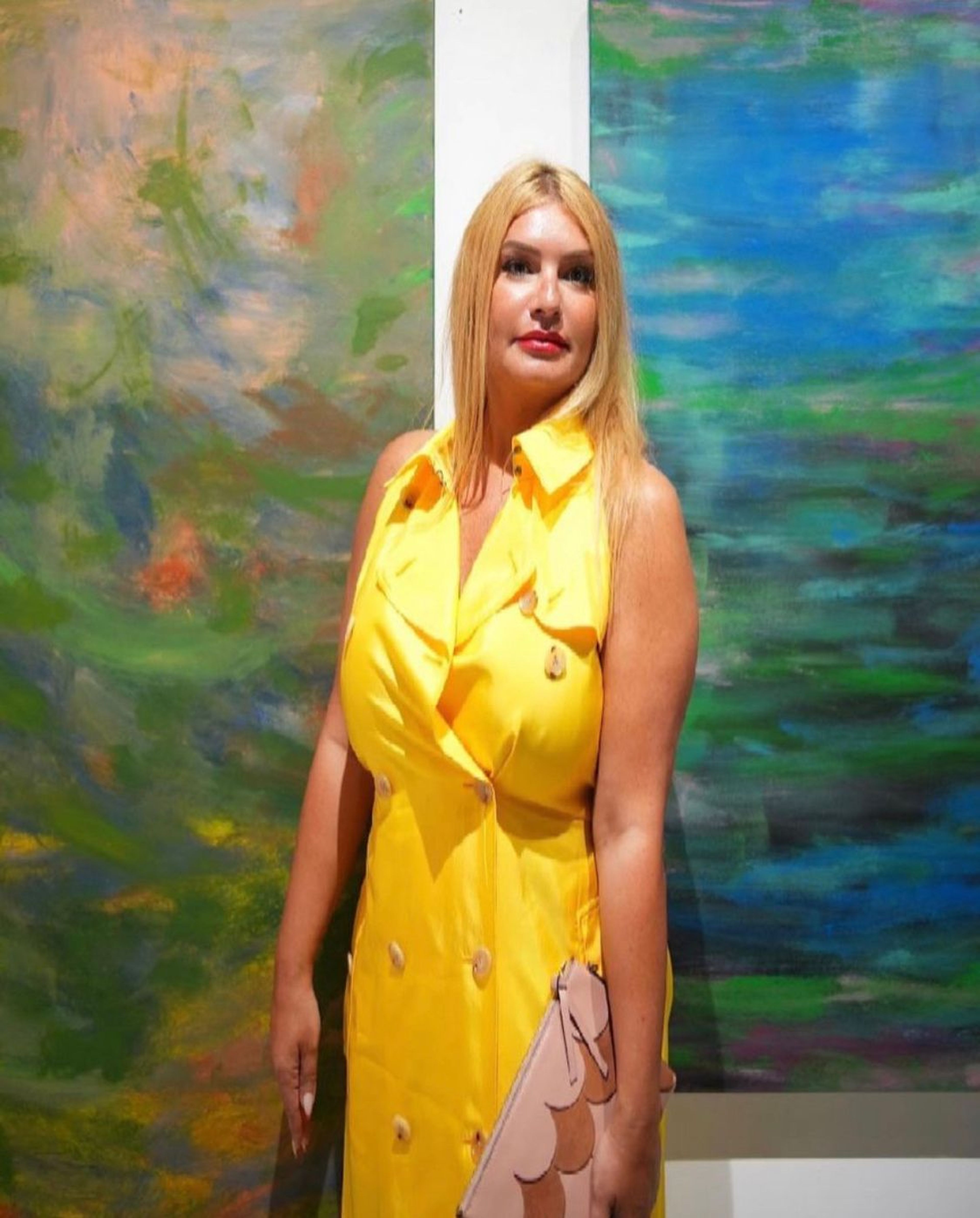 Rima Chahine at the Nature group exhibition, Bedia Gallery, Dubai