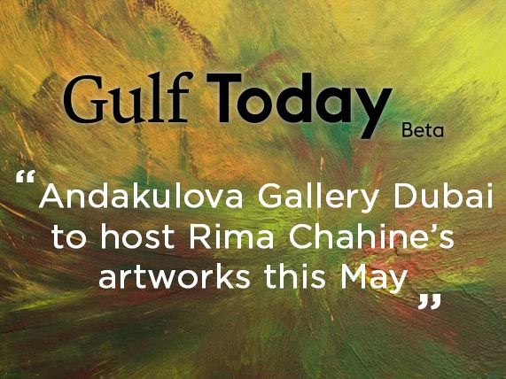 Rima Chahine’s by Gulf Today