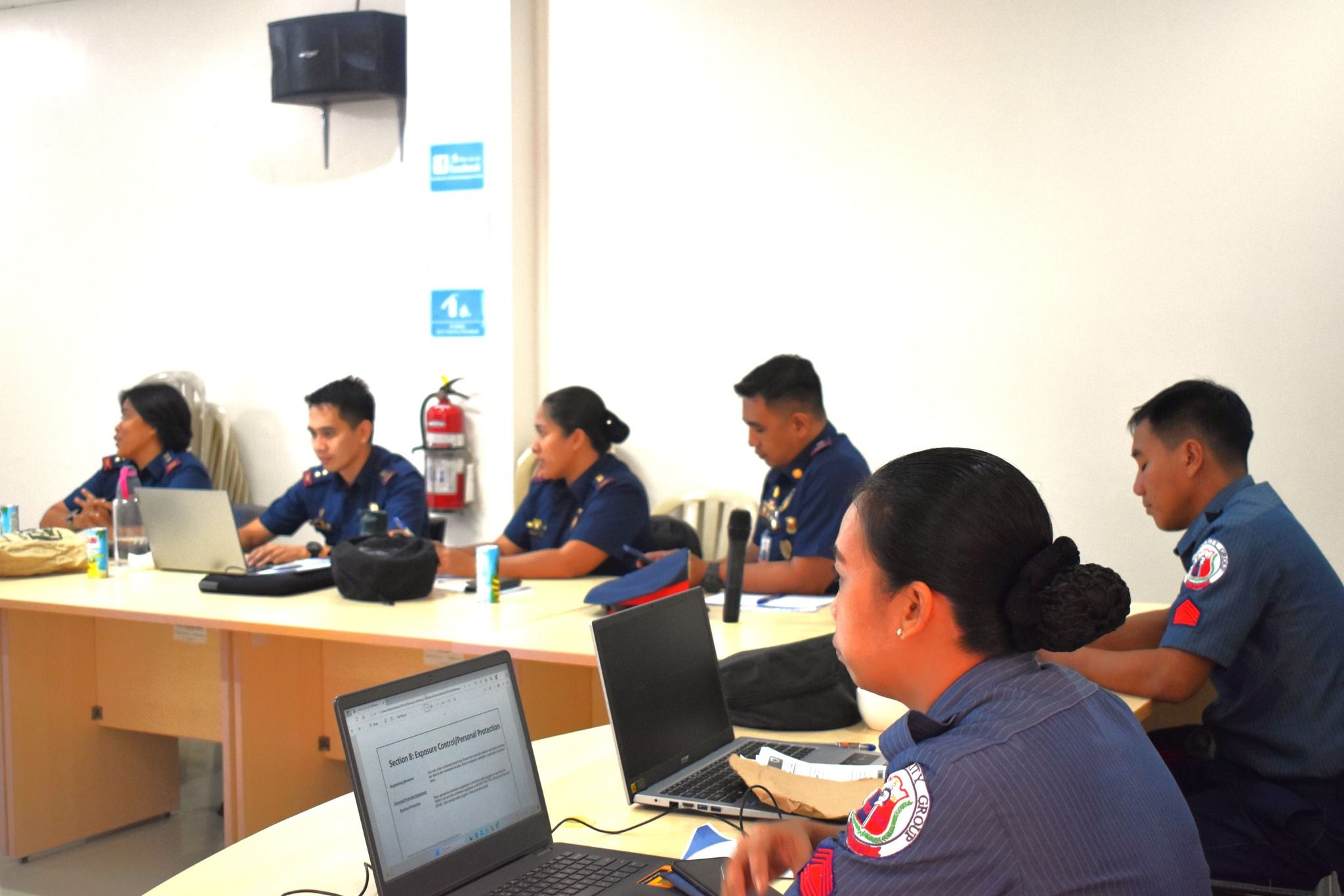 Chemical safety training for PNP personnel