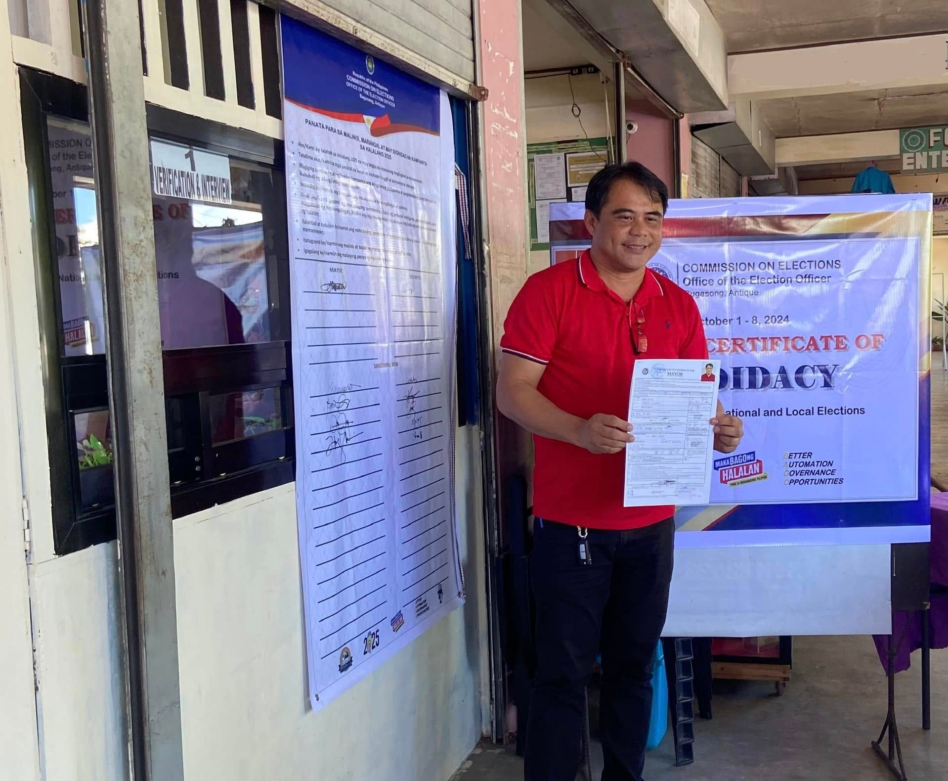 Comelec cancels COC of reelectionist mayor in Antique