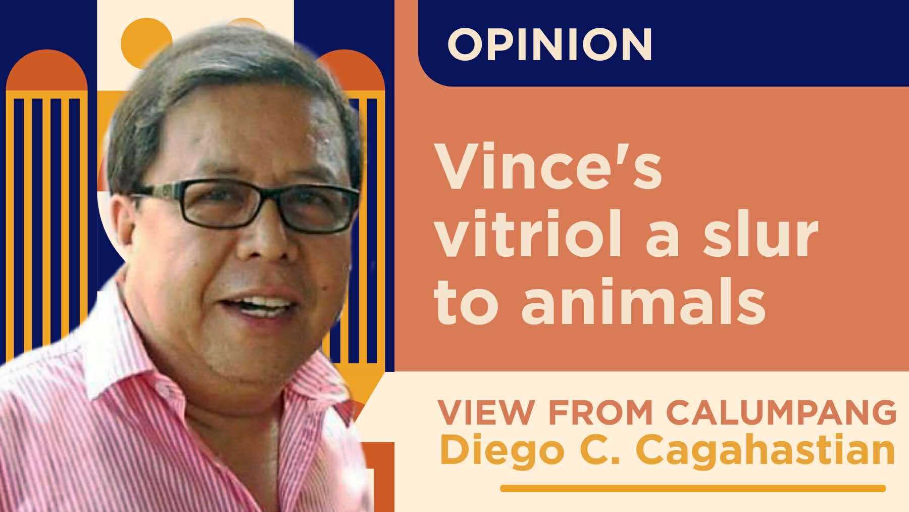 Vince's vitriol a slur to animals