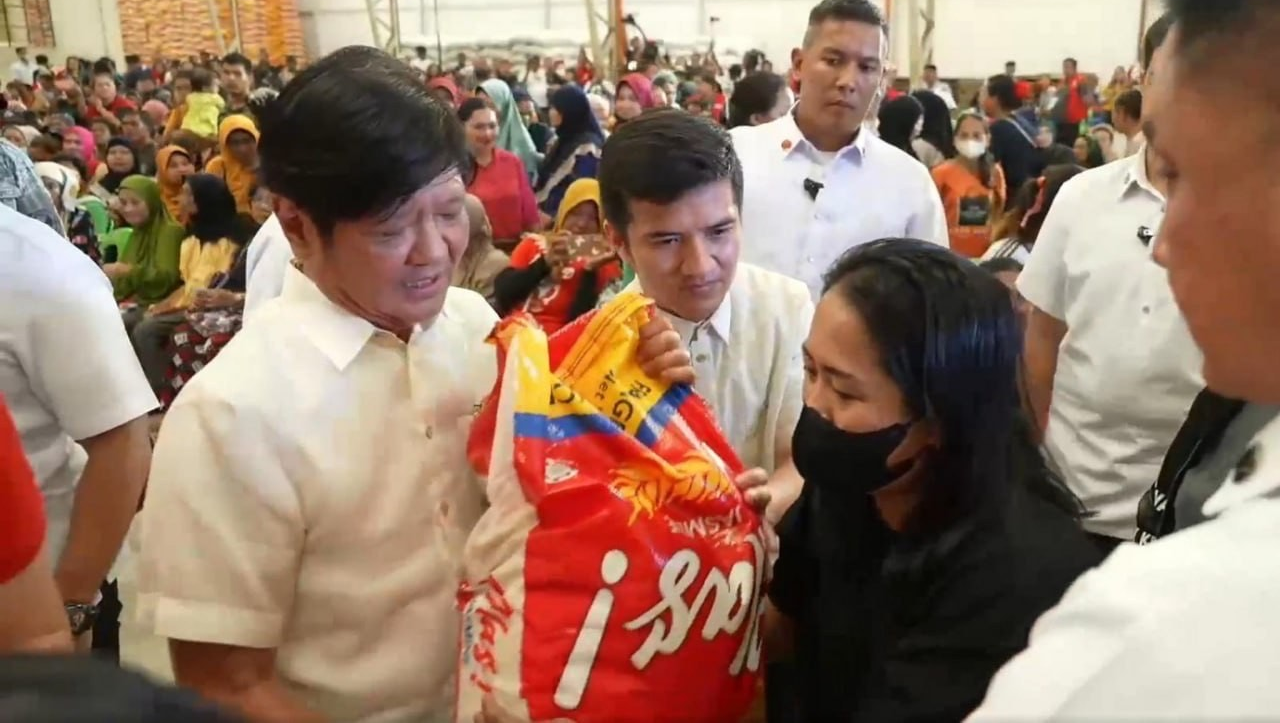 Marcos cites Customs for anti-rice smuggling efforts