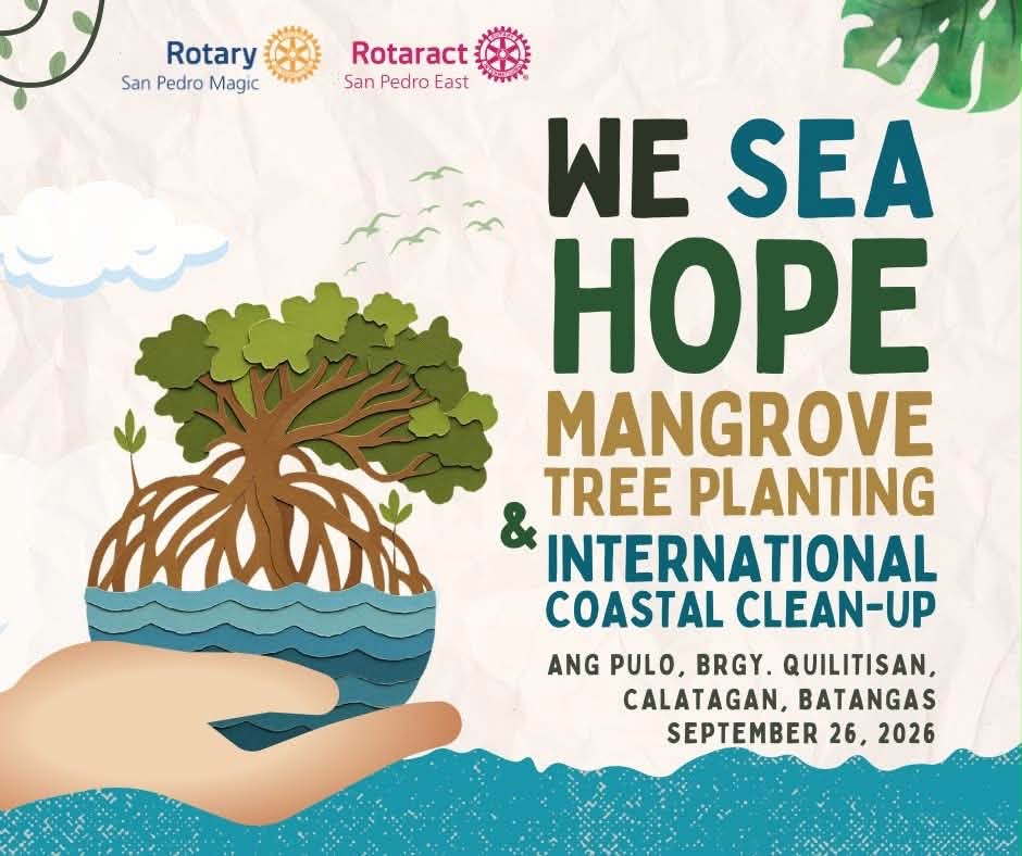 Rotary San Pedro to lead coastal cleanup in Batangas