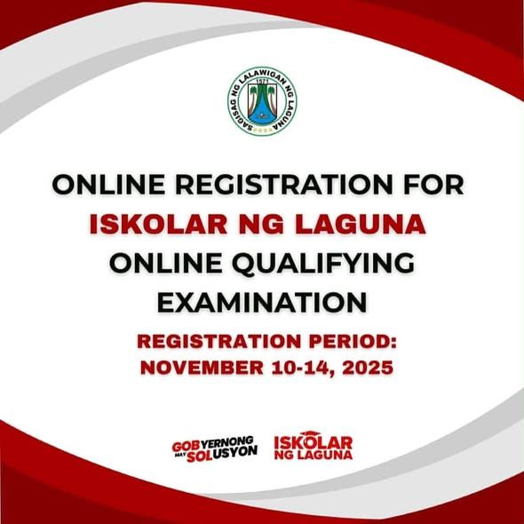 Aplikasyon para sa ‘Iskolar ng Laguna,’ bubuksan na