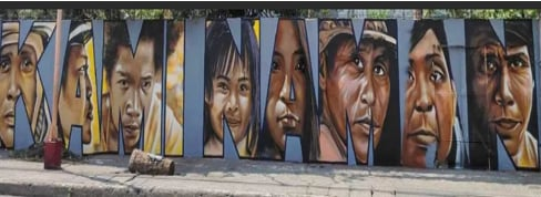 'KAMI NAMAN' GRAFFITI ART