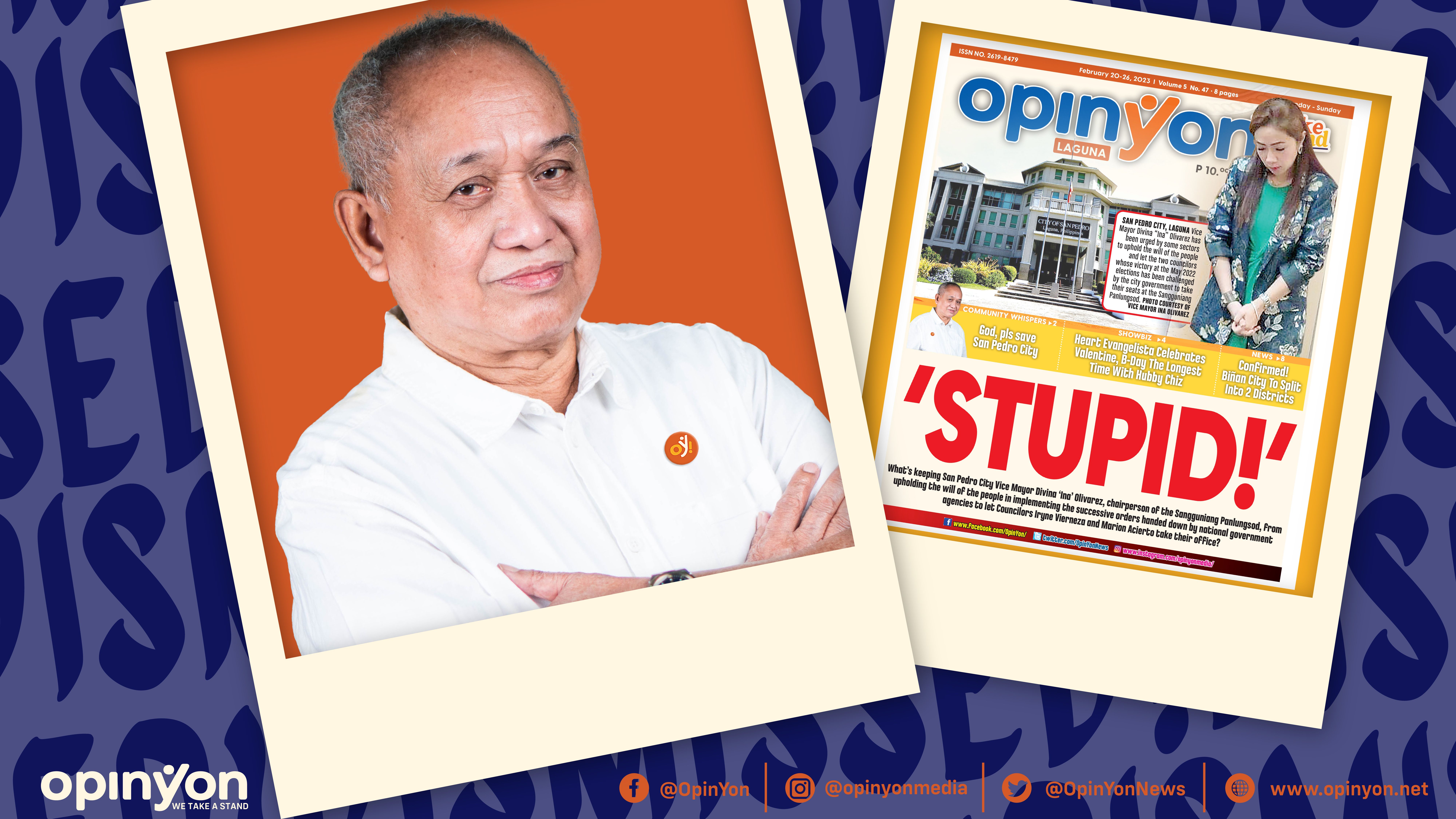 DISMISSED!  Libel case vs. OpinYon publisher