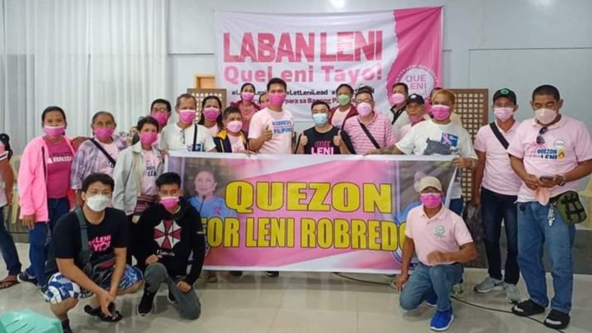 Painting Quezon pink