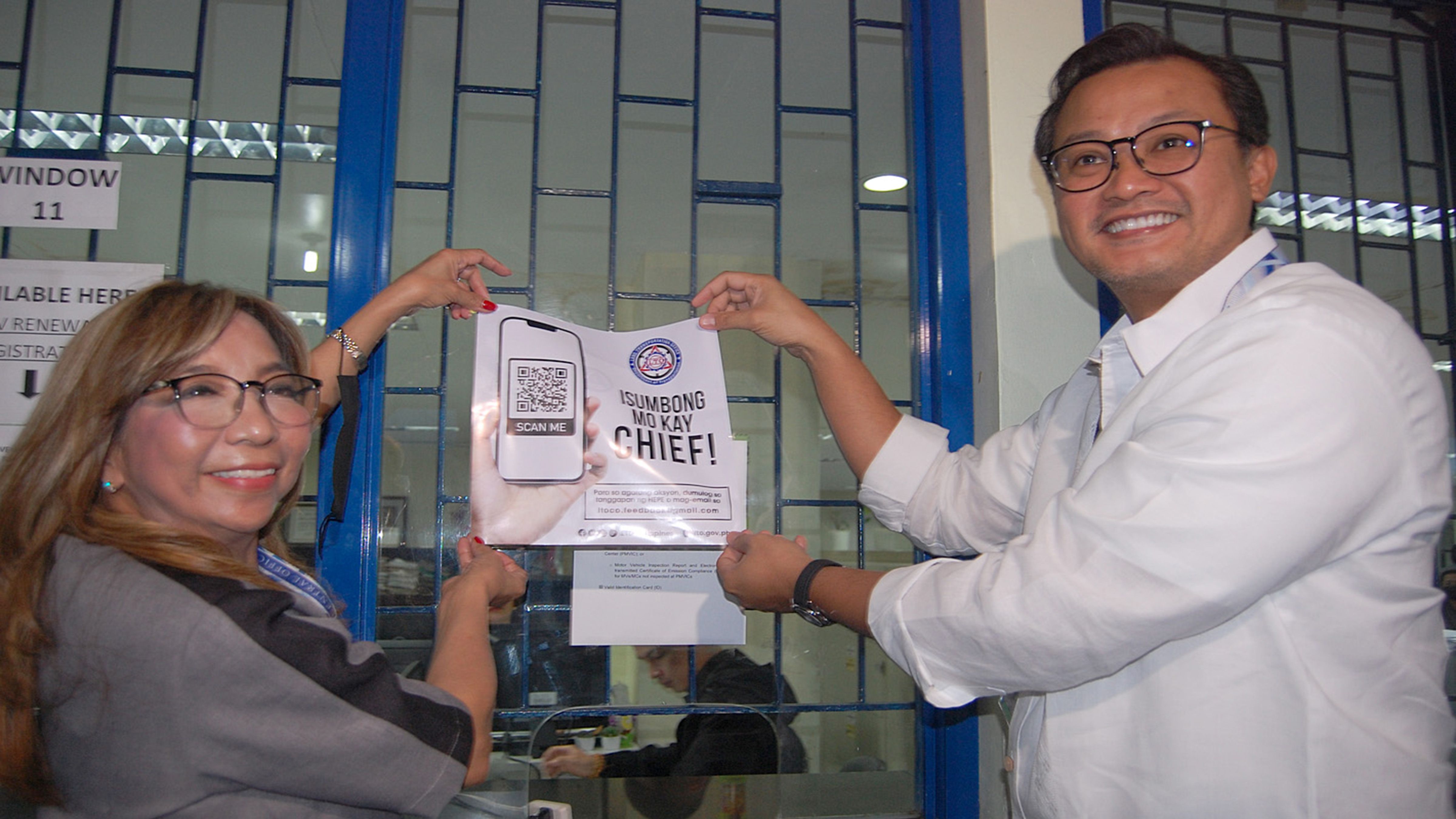 'ISUMBONG MO KAY CHIEF QR CODE LAUNCHED Art Torres