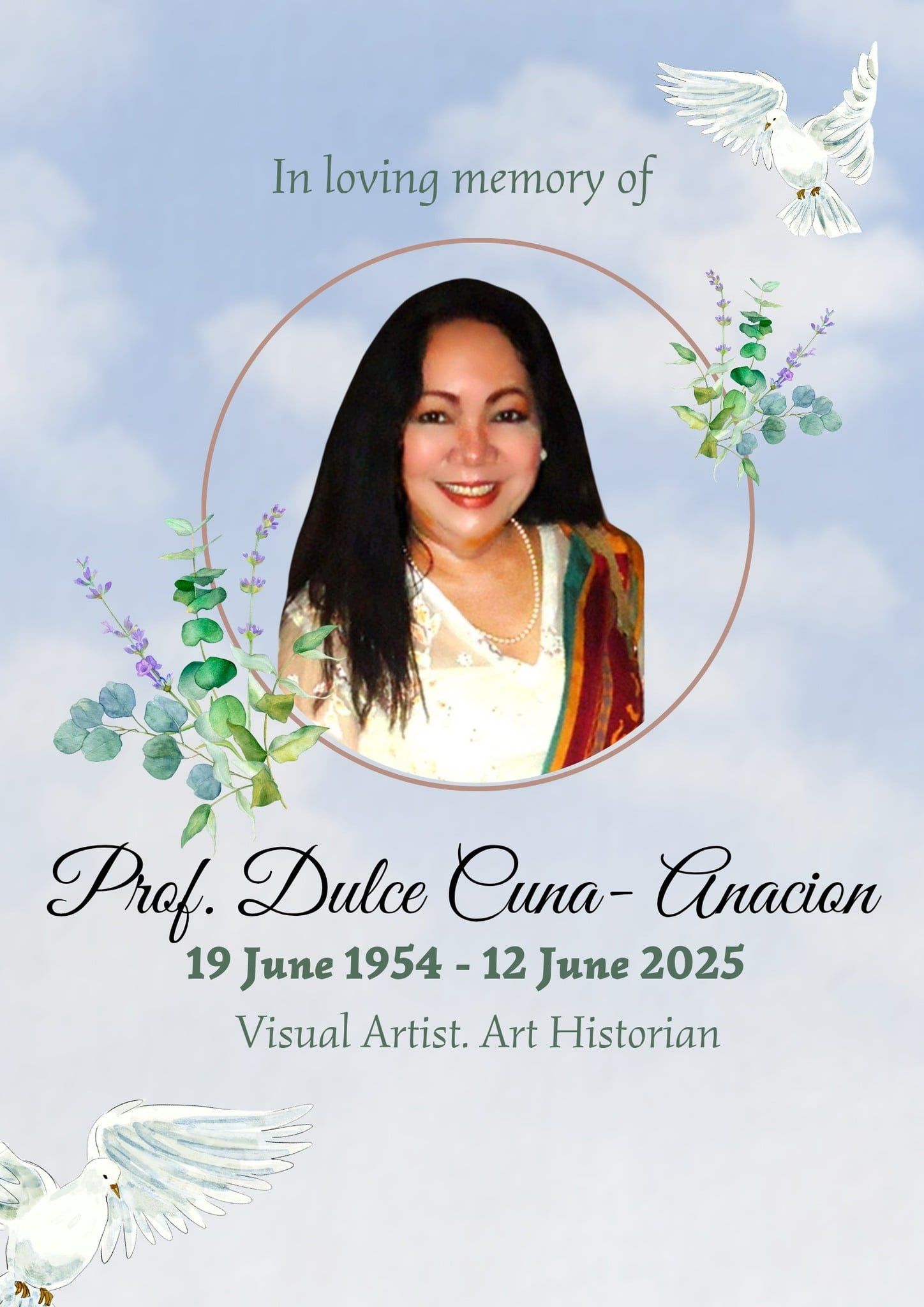 Dulce Cuna-Anacion, 70