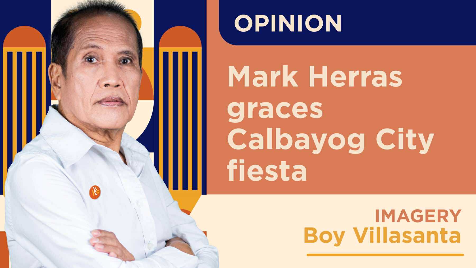 Mark Herras graces Calbayog City fiesta