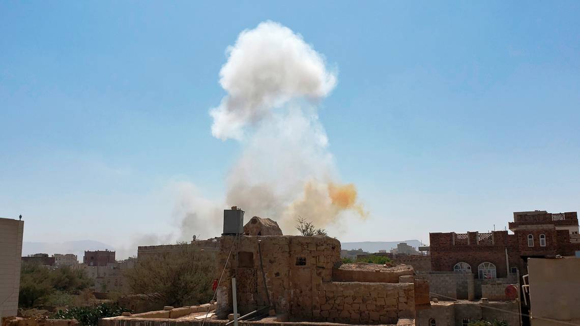 Saudi-led coalition strikes Yemen’s rebel-held capital