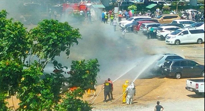 BFP probes NAIA parking fire