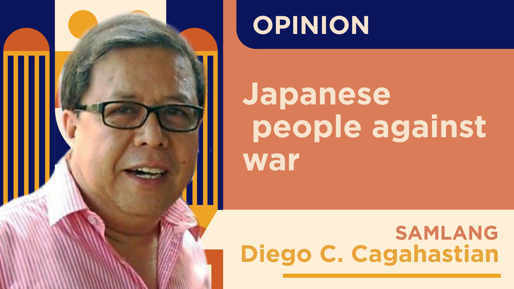 Japanese people against war