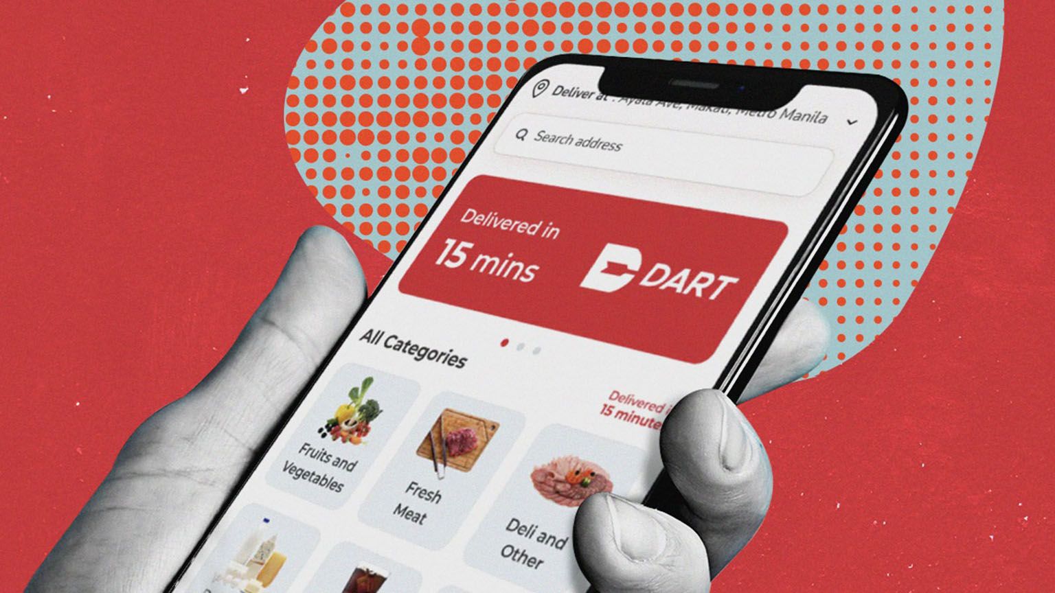 DART to bank on 15-minute grocery delivery in the Philippines