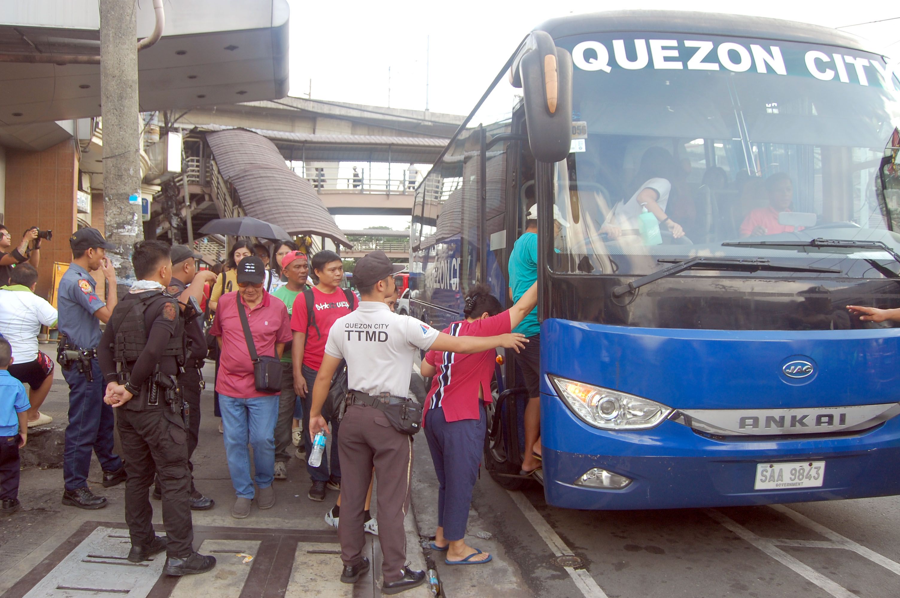 COMMUTERS STRANDED DUE TO TRANSPORT STRIKE