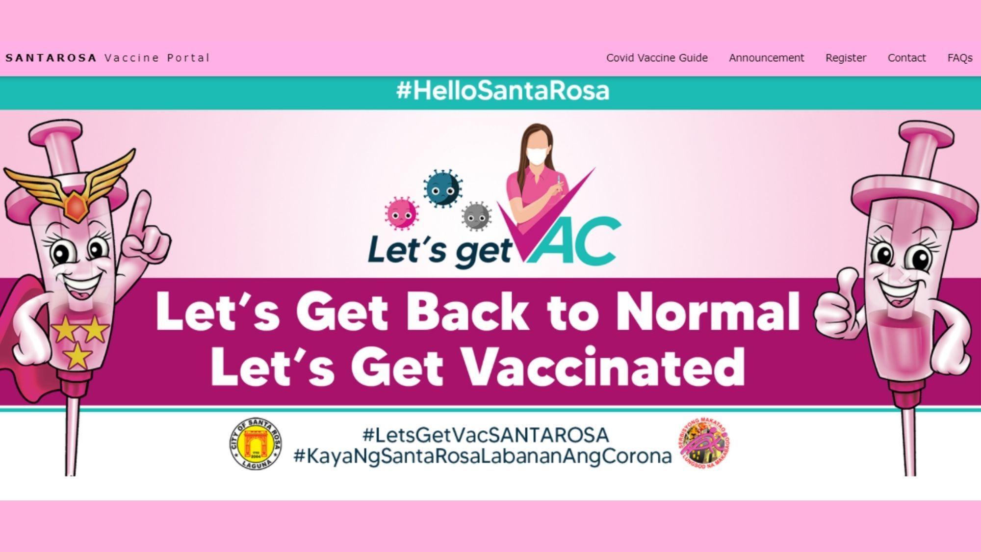 Sta. Rosa City launches ‘drive-through’ vaccination facility