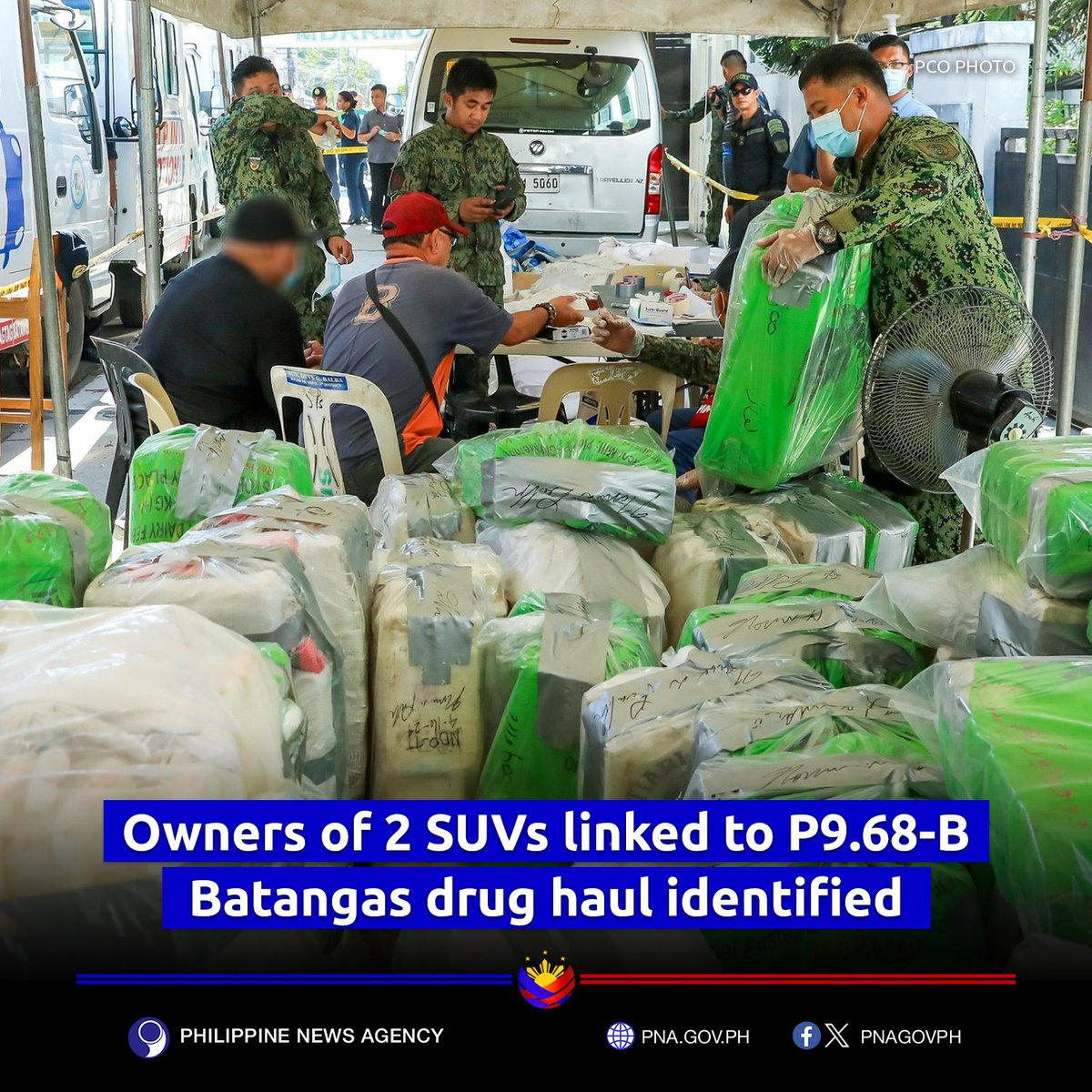 May-Ari Ng 2 SUV Na Sangkot Sa Malaking Drug Haul Tukoy Na