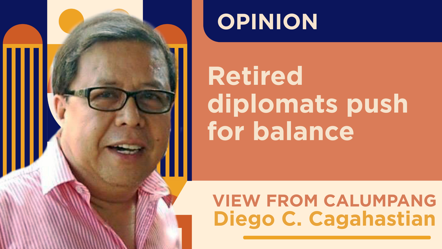 Retired diplomats push for balance