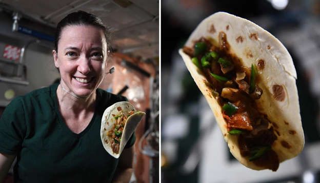 Heavenly feast! Astronauts enjoy tacos with peppers grown out of this world photo MSN