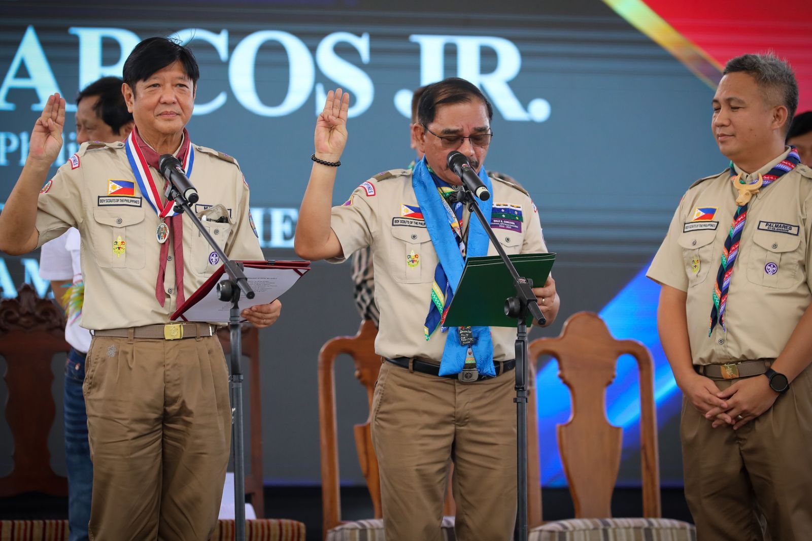 Marcos Attends 18th Scout Jamboree in Passi City