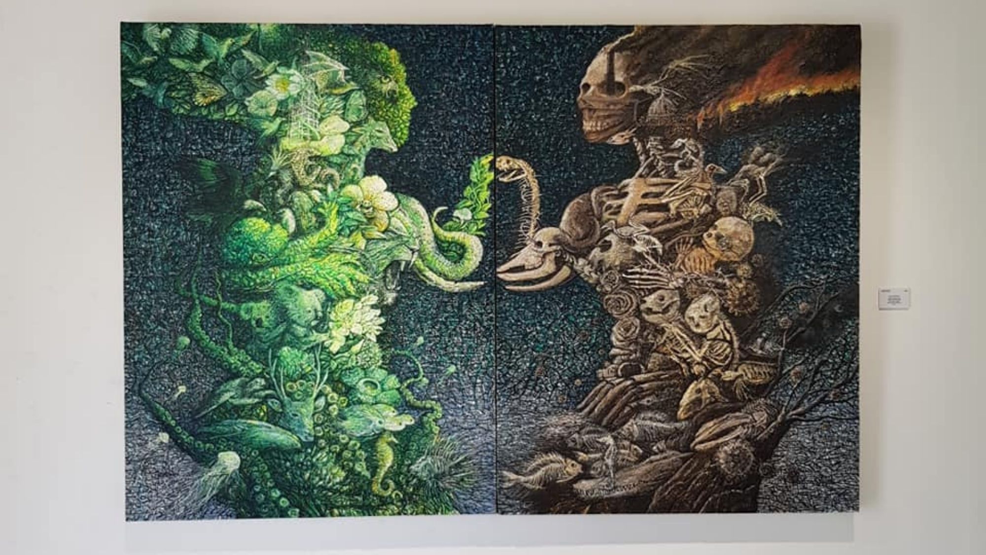 Alex Ordoyo embeds nature and faith elements in his art exhibit