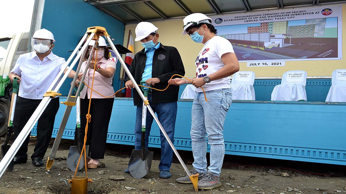 WASTEWATER FACILITY GROUNDBREAKING CEREMONY photo by Mike Taboy