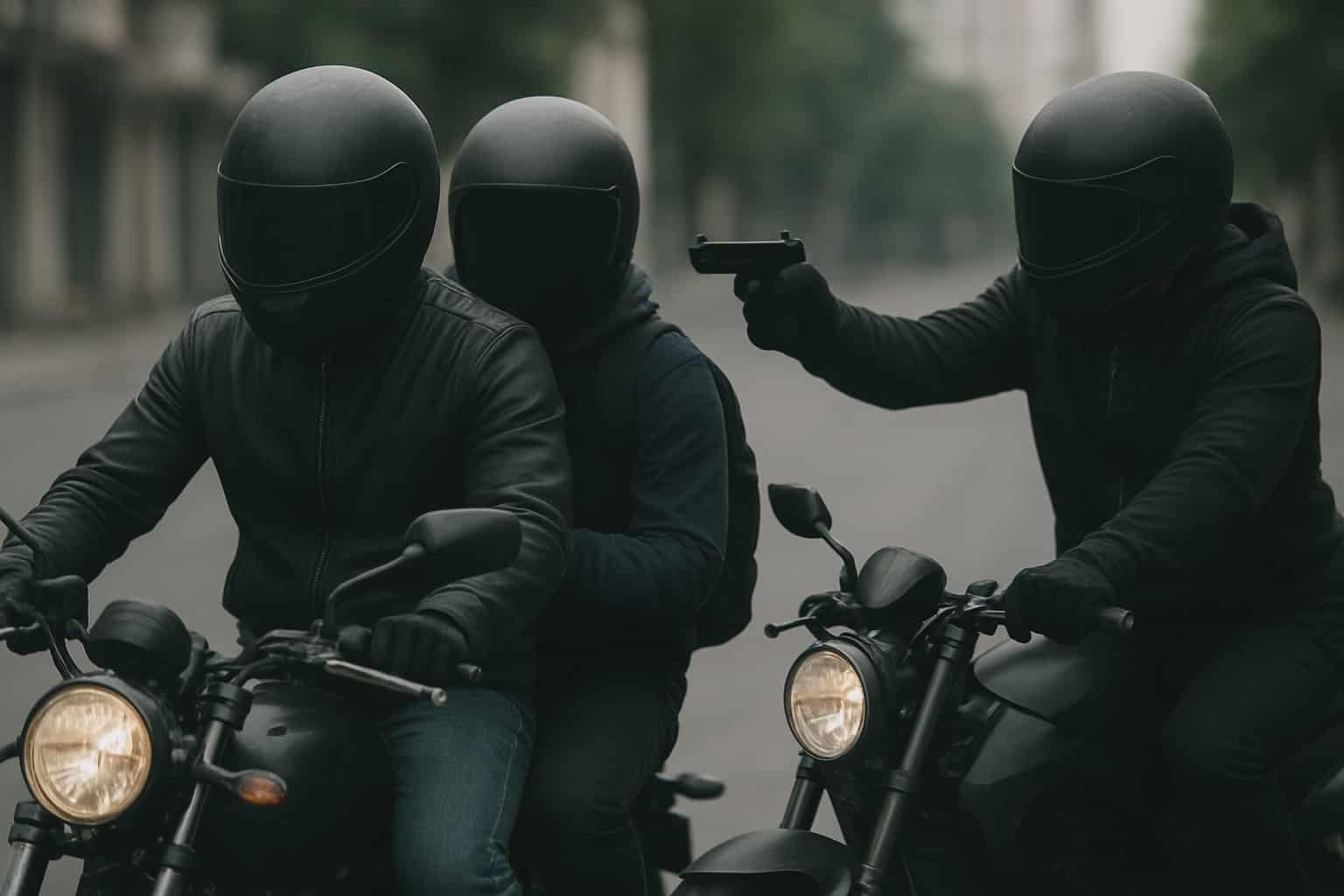 Motorcycle riders, ninakawan ng riding-in-tandem