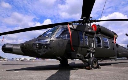Black Hawk takes precautionary landing  in Southern Leyte