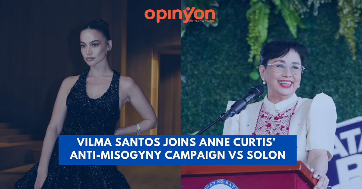 Vilma Santos joins Anne Curtis' anti-misogyny campaign vs solon
