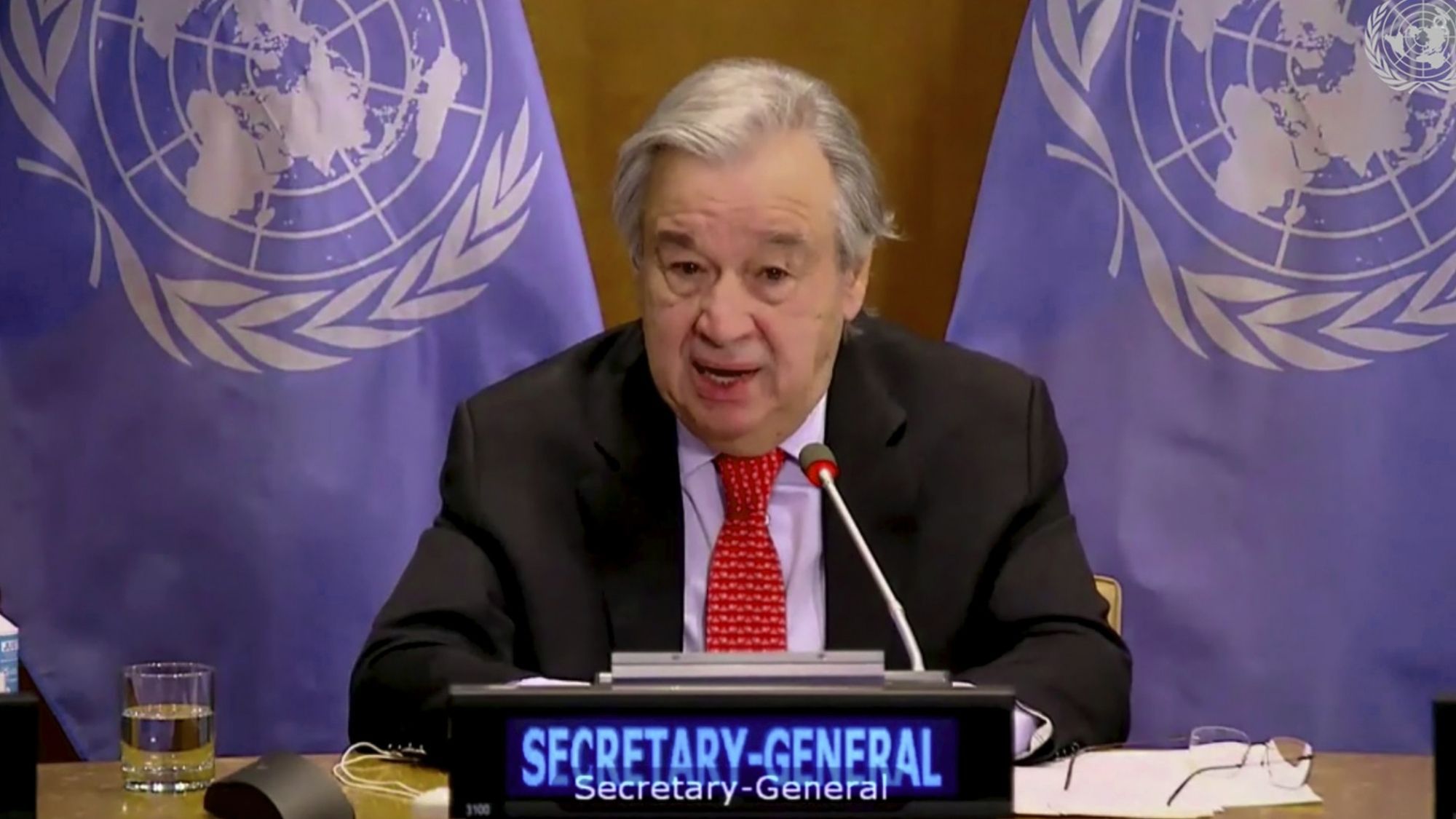  United Nations (UN) Secretary-General Antonio Guterres