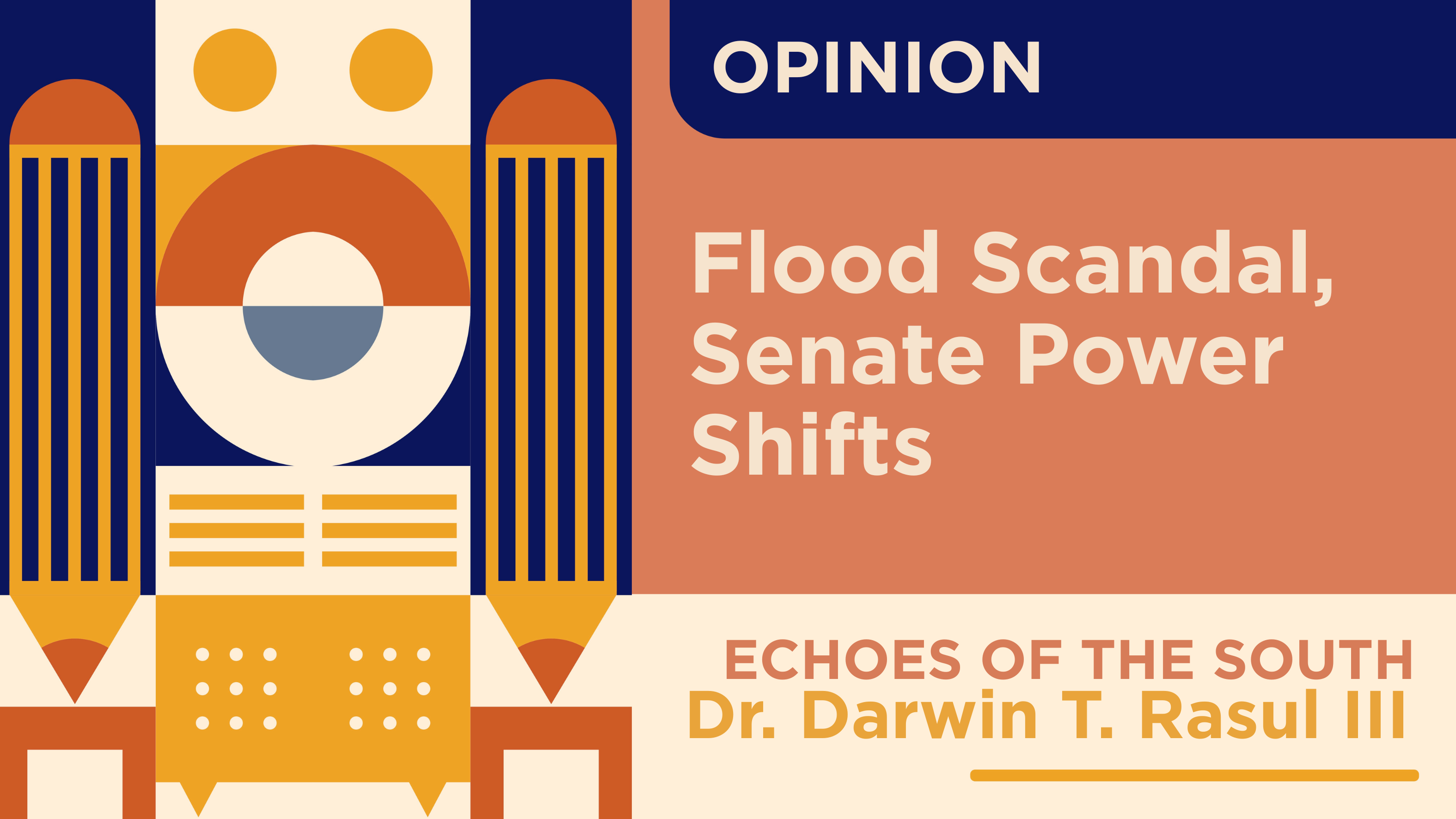 Flood Scandal, Senate Power Shifts 
