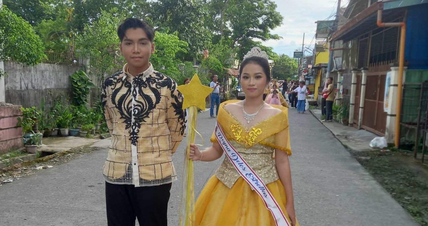 Traditional Maytime festivity in the countryside transported to the city