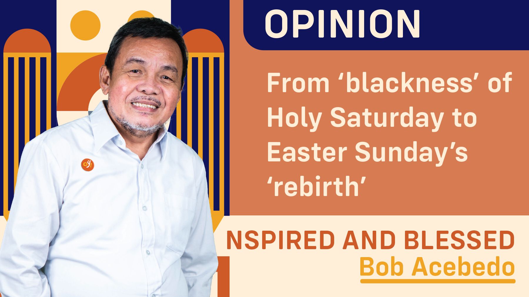 From ‘blackness’ of Holy Saturday to Easter Sunday’s ‘rebirth’