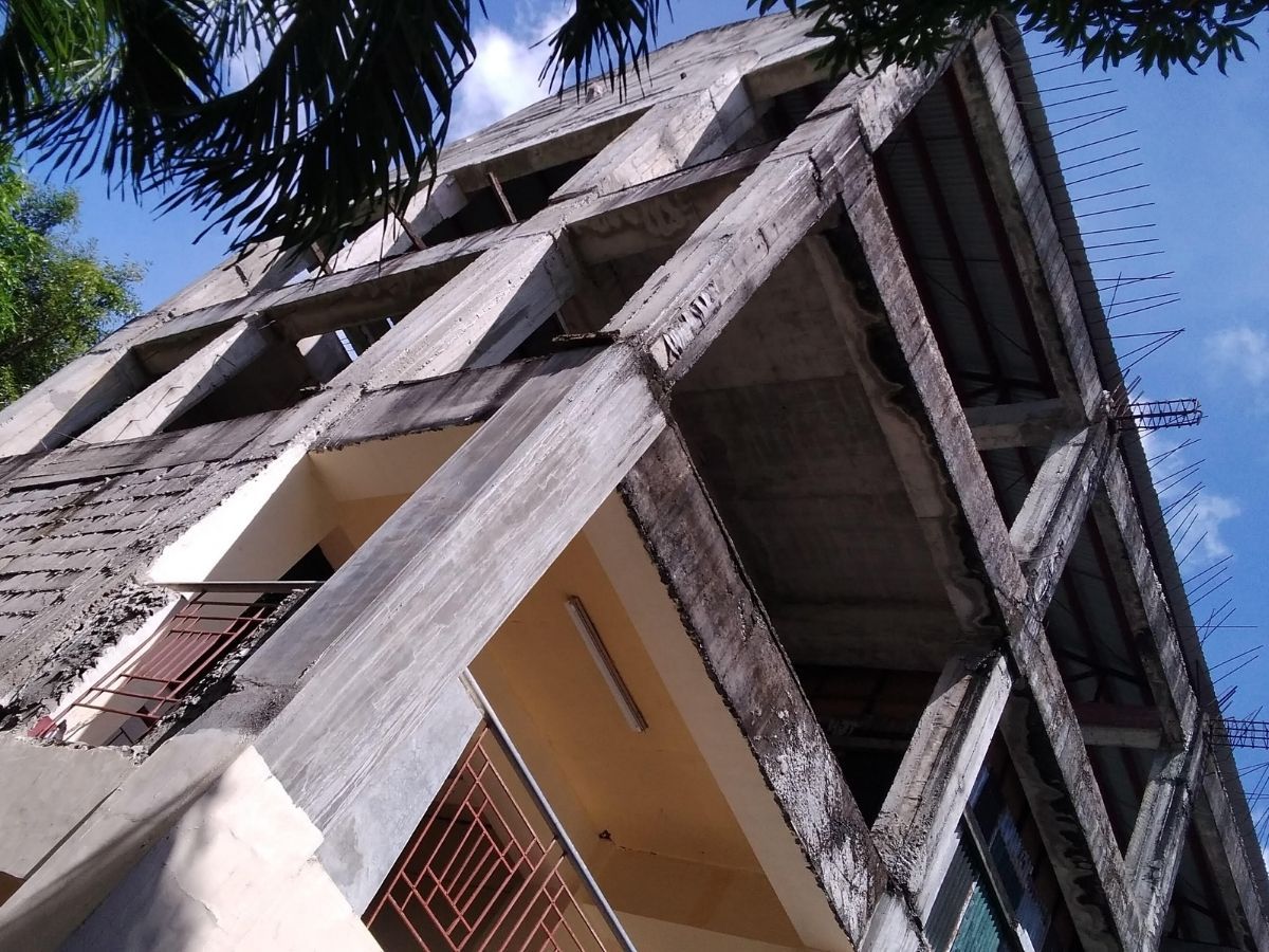 Unfinished School Building